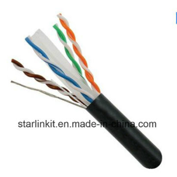 FTP CAT6 LSZH Cable Fluke Testé Soild Nare Copper Black